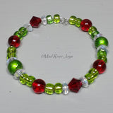 Tea Lights--Floating--Christmas Beaded Tea Light Set
