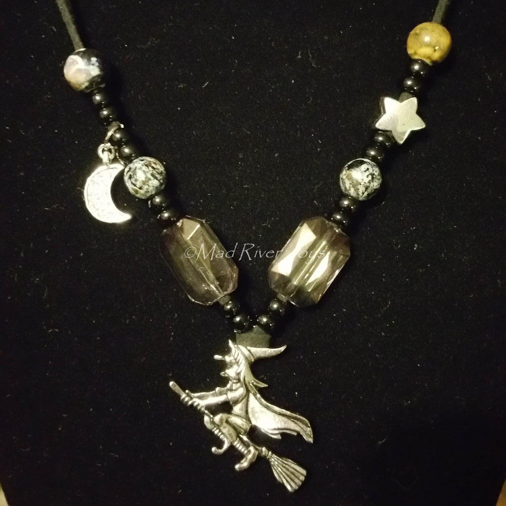 Necklace--Flying Witch