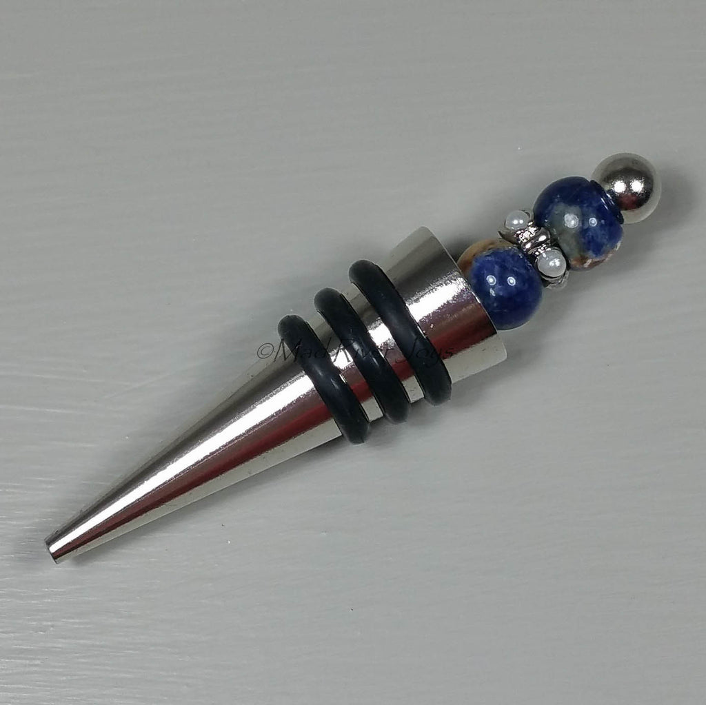 Bottle Stopper--Sodalite