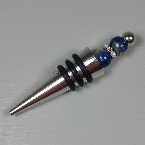 Bottle Stopper--Sodalite