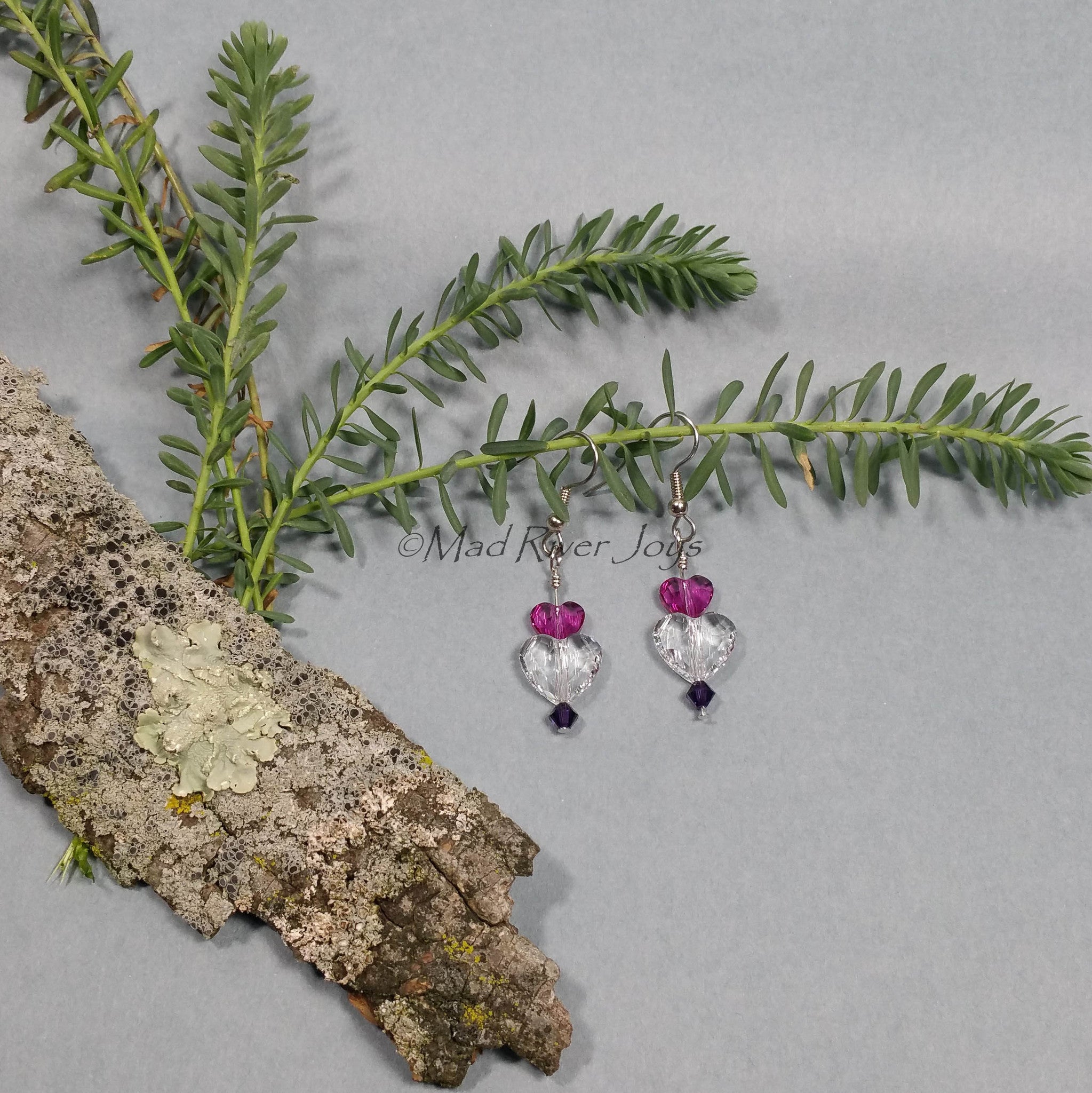 Earrings--Passionate Hearts