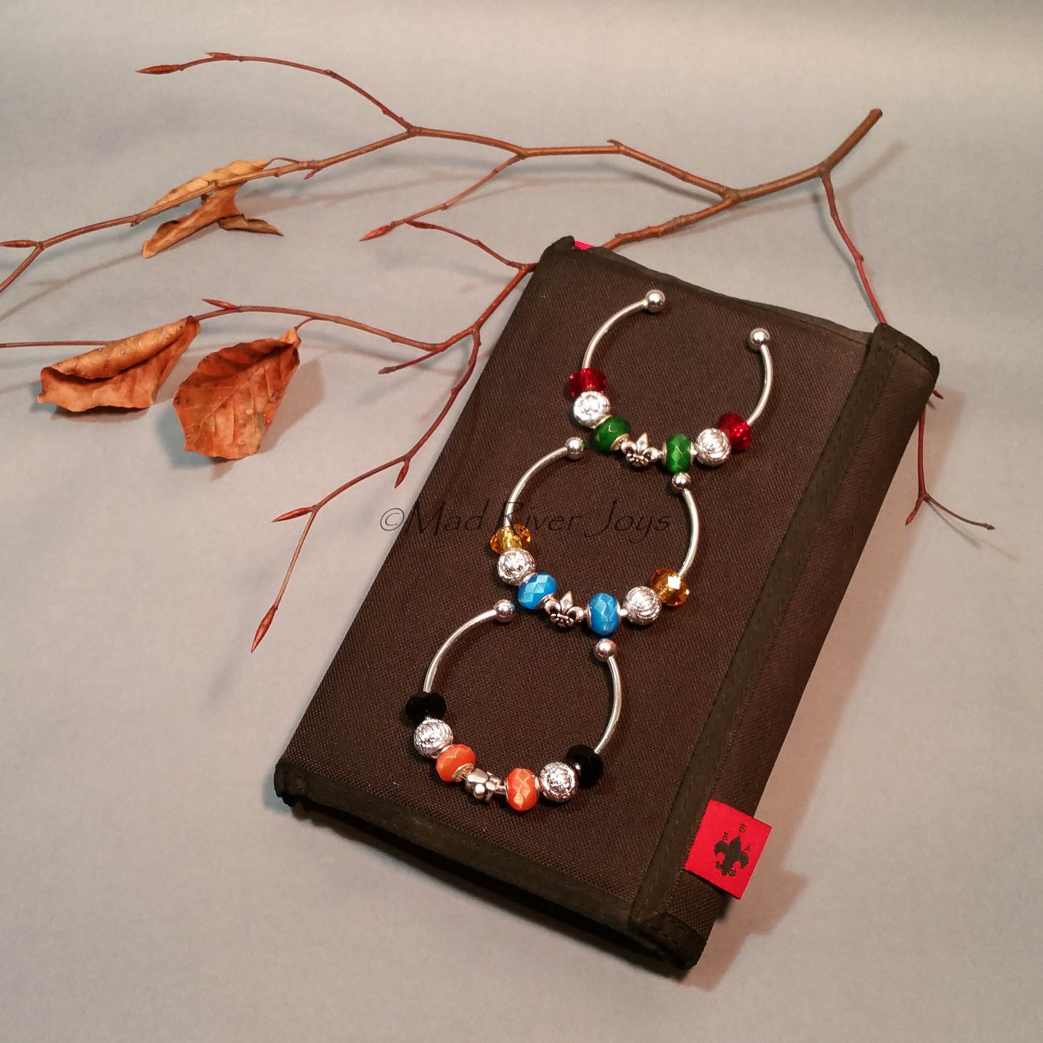 Bracelet--Cuff--Tiger Cub Colors