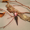 Bottle Stopper--Pink Swirl Pink