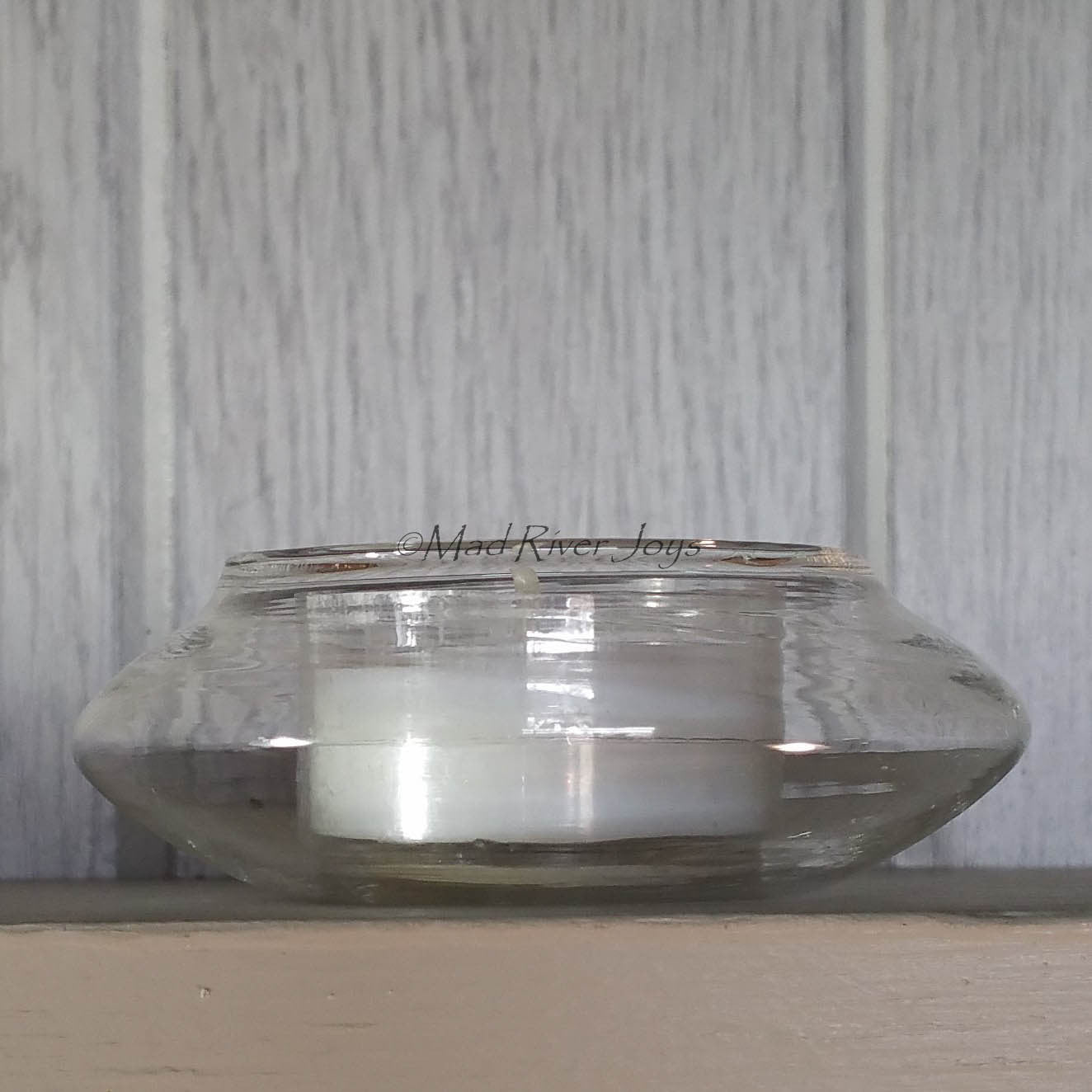 Tea Lights--Floating--Tea Light Candle in Floating Glass Holder