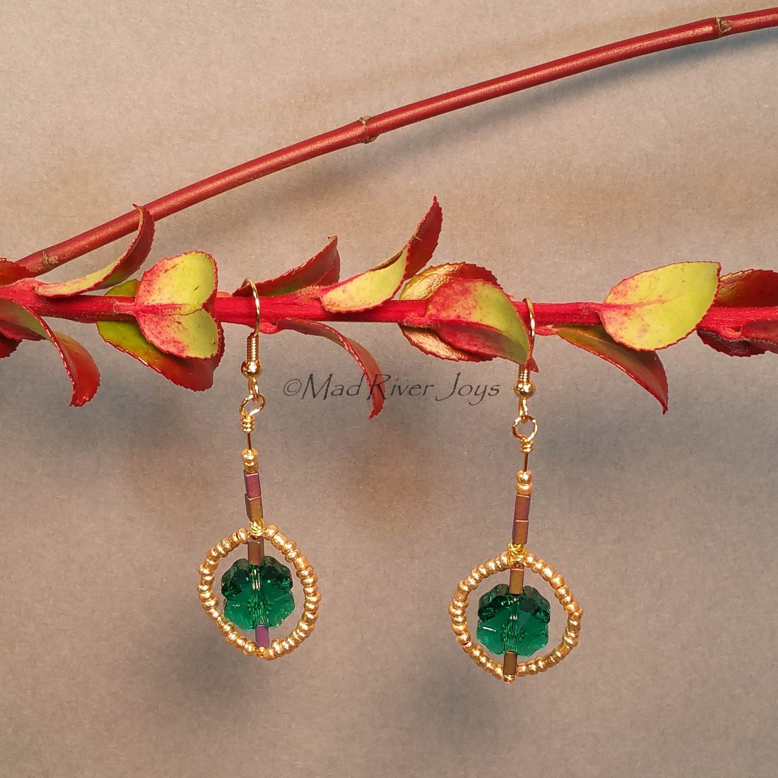 Earrings--Pot O' Gold