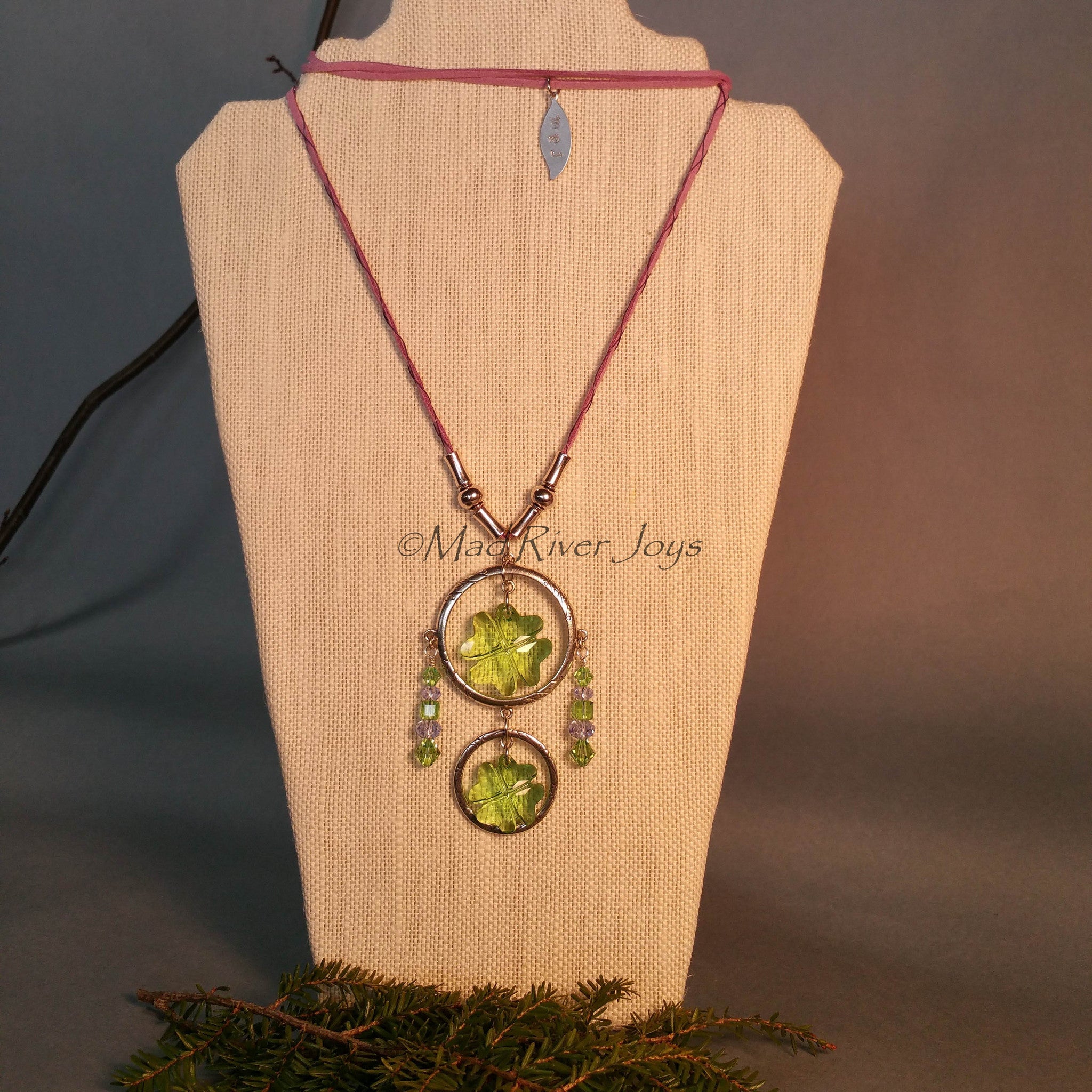 Necklace--Rings of Luck