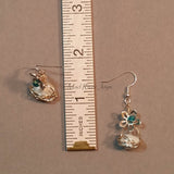 Earrings--Blue Spring Nest