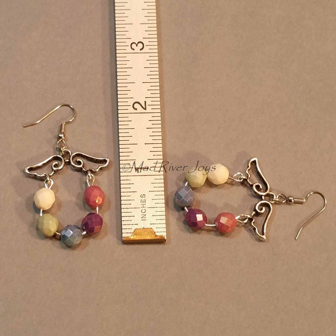 Earrings--With Angel's Wings