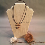 Necklace--Birds & Pearls