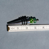 Bottle Stopper--Green Dot