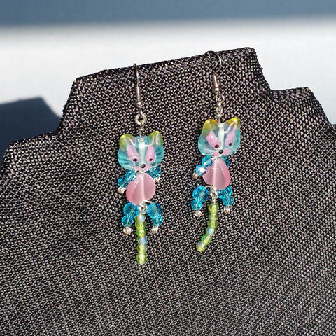 Earrings--Kitty