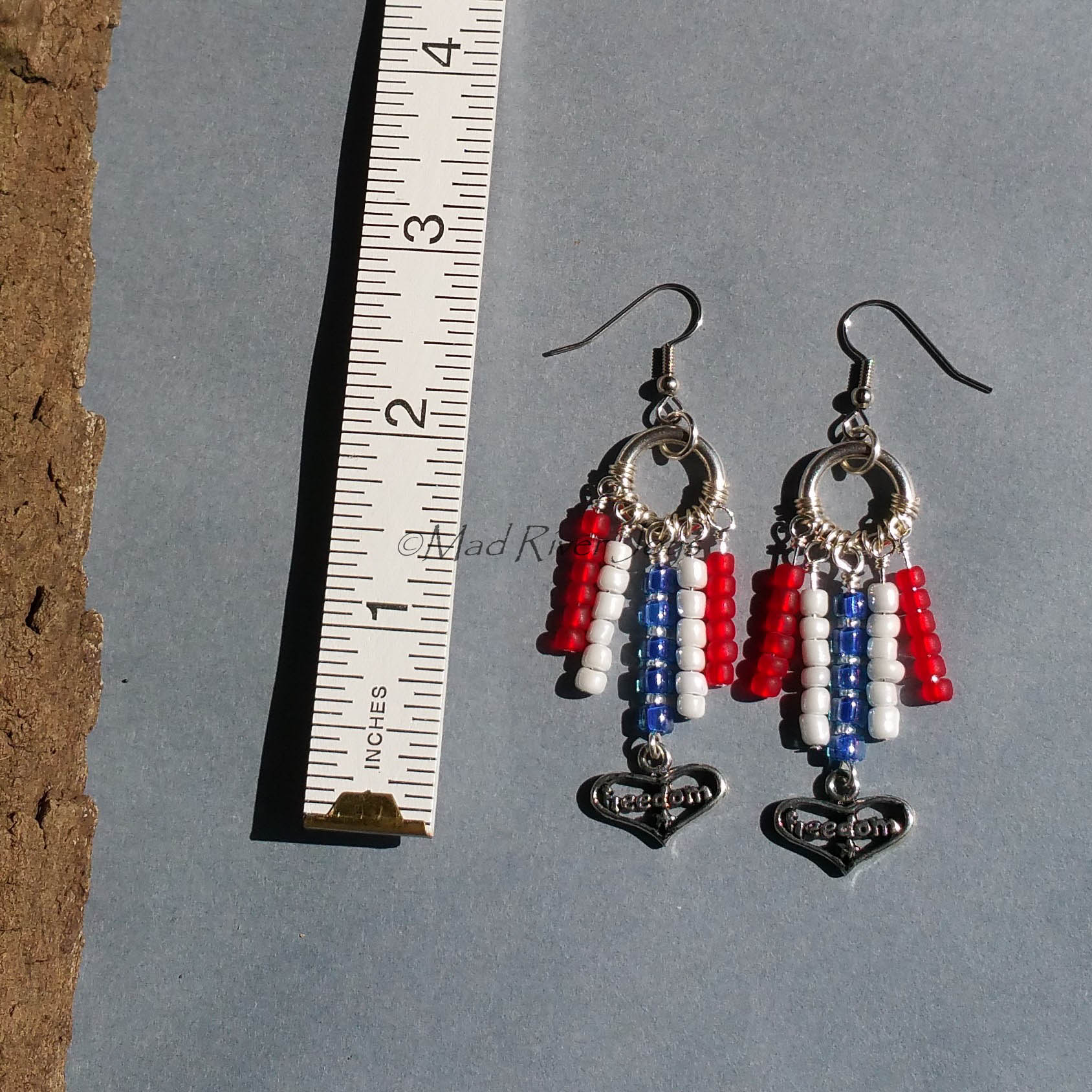 Earrings--Freedom Flies