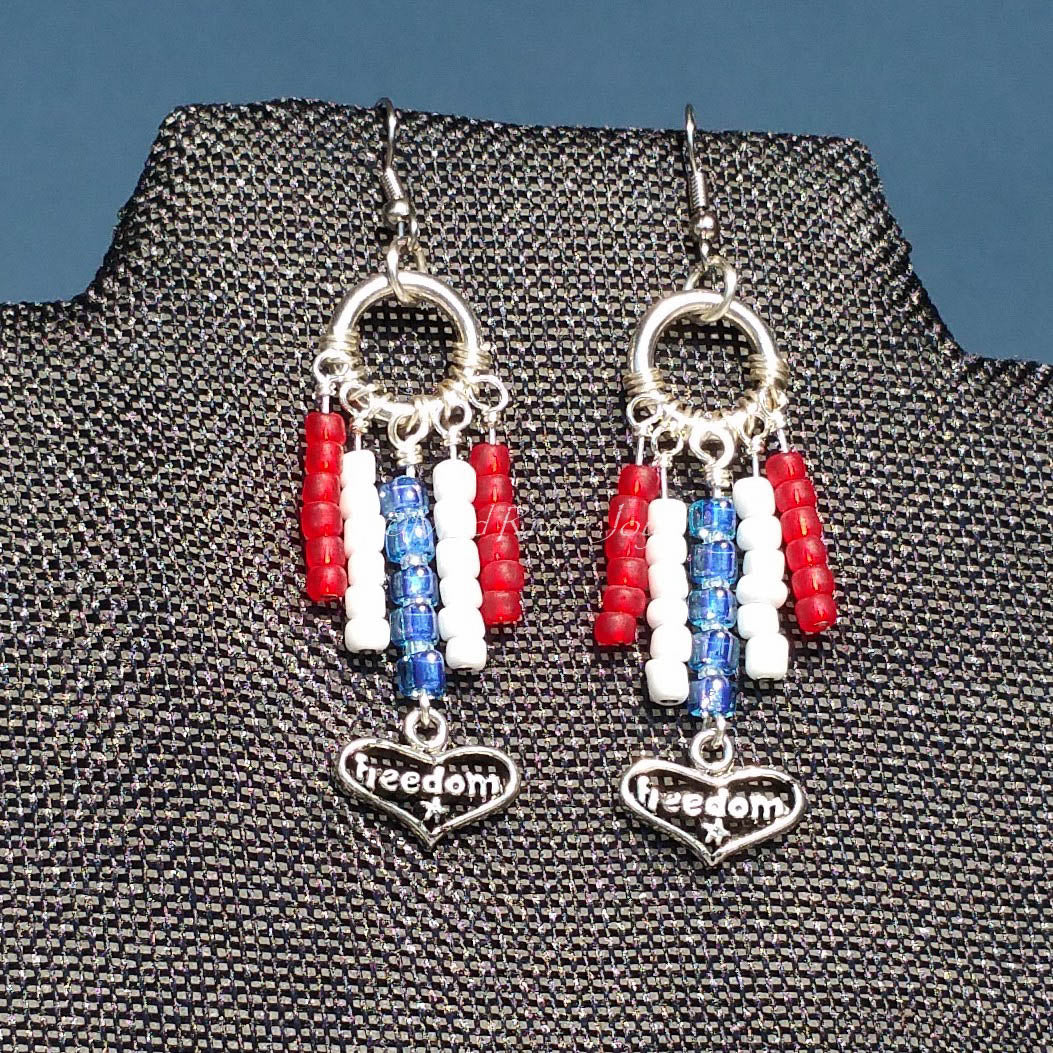 Earrings--Freedom Flies