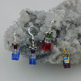 Earrings--Crystal Gifts--Red, White, & Blue