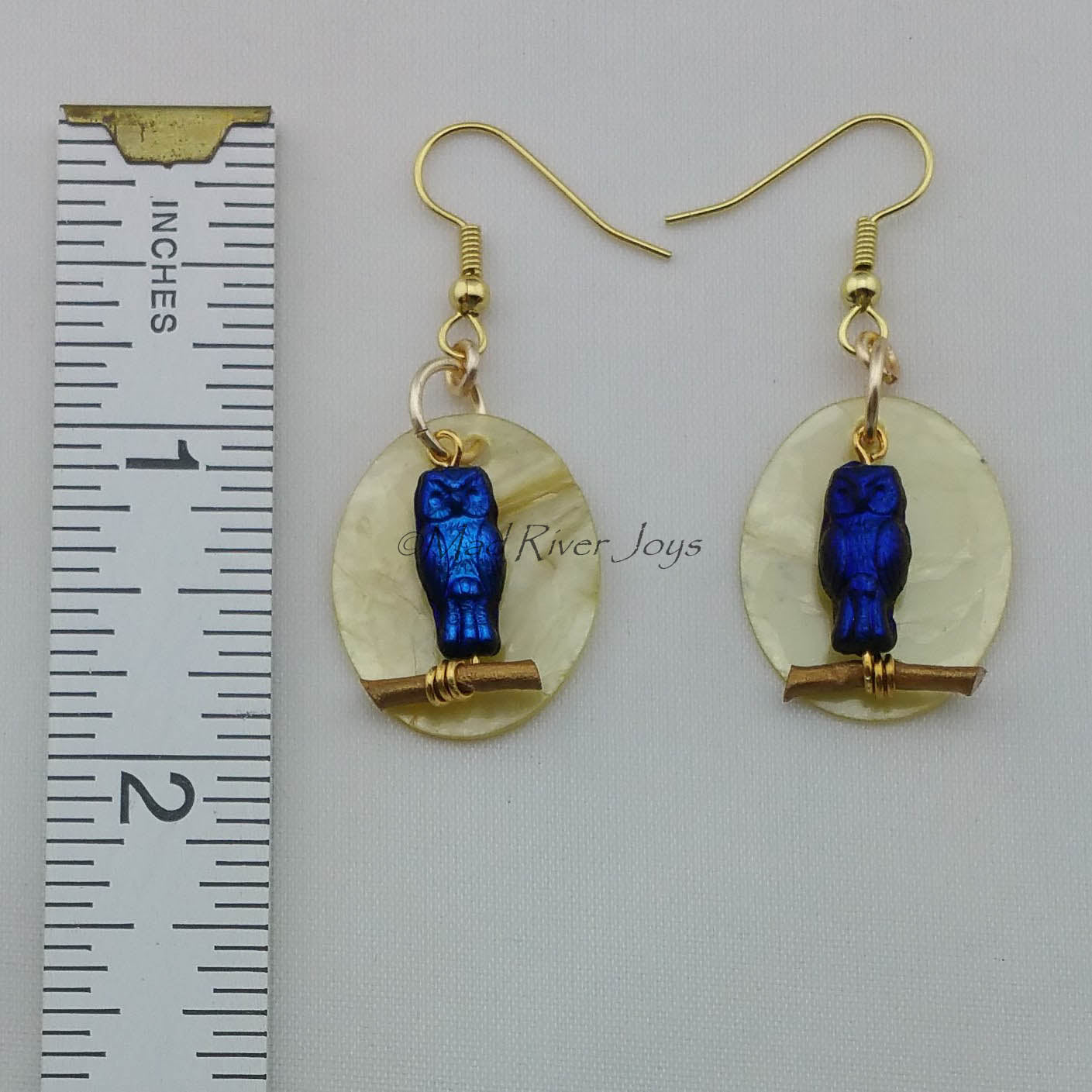 Earrings--Owl Silhouette