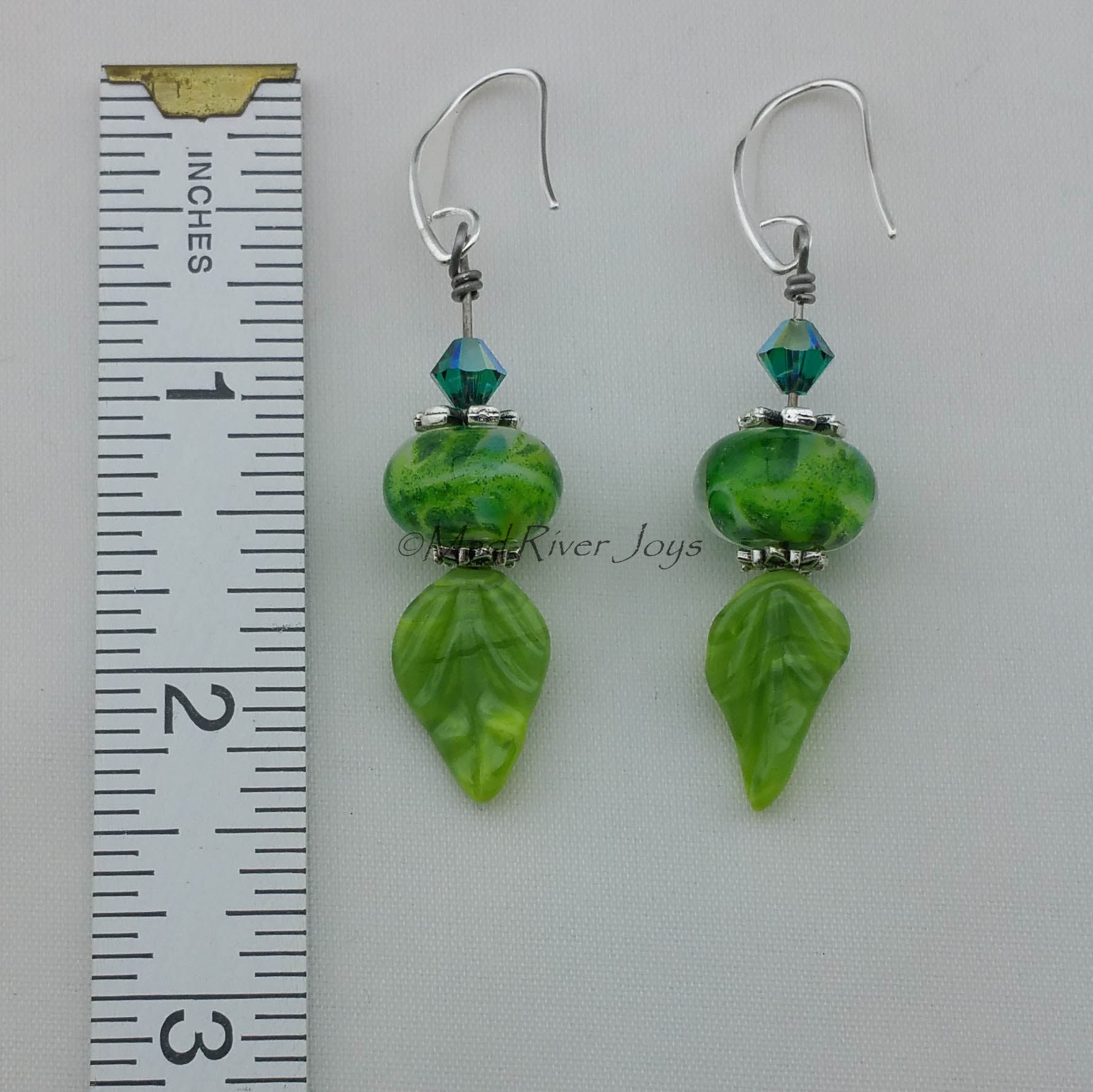 Earrings--Blissful Lampwork
