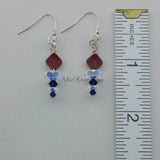 Earrings--Double Fleur de Lis