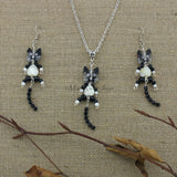 Earrings--Kitty
