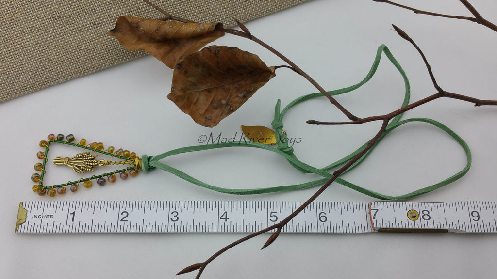 Necklace--Wheat Shock