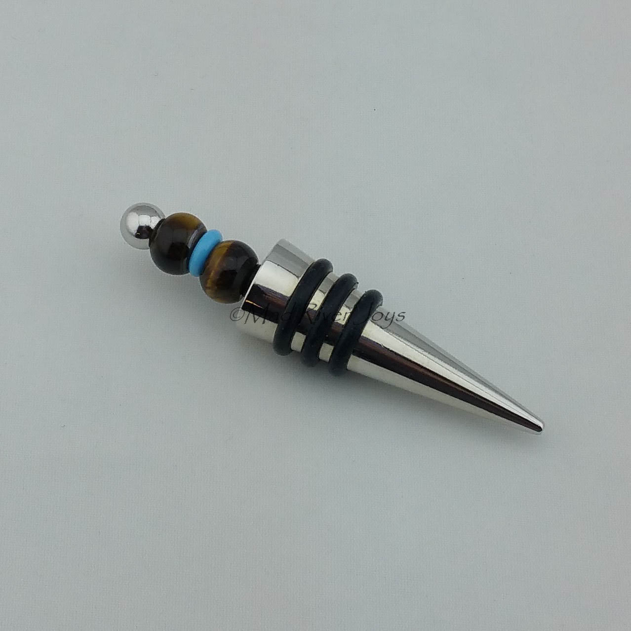 Bottle Stopper--Tiger's Eye