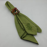 Napkin Rings--Fall Brown