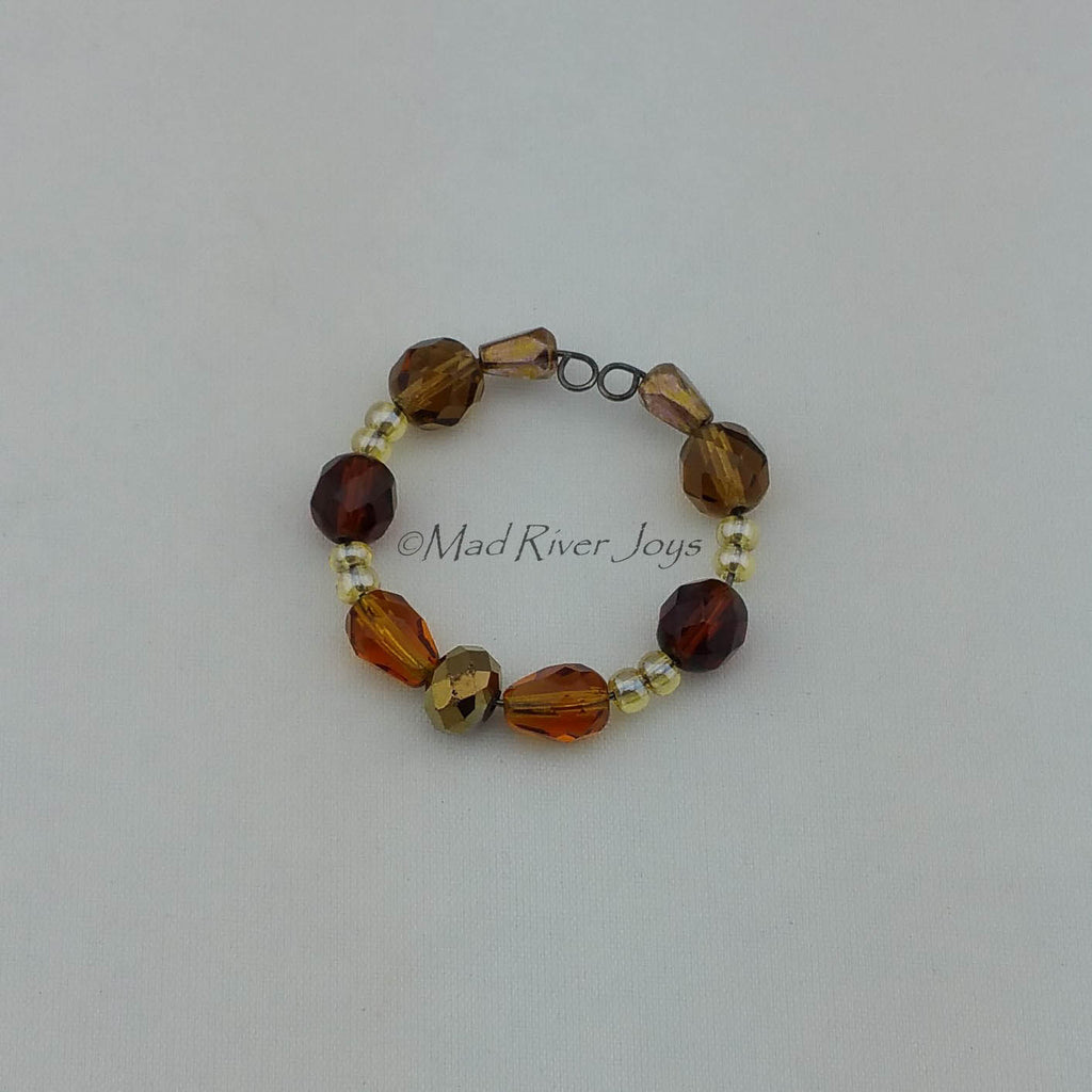 Napkin Rings--Fall Brown