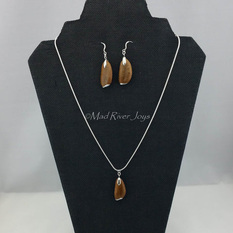 Earrings--Gilded PawPaw