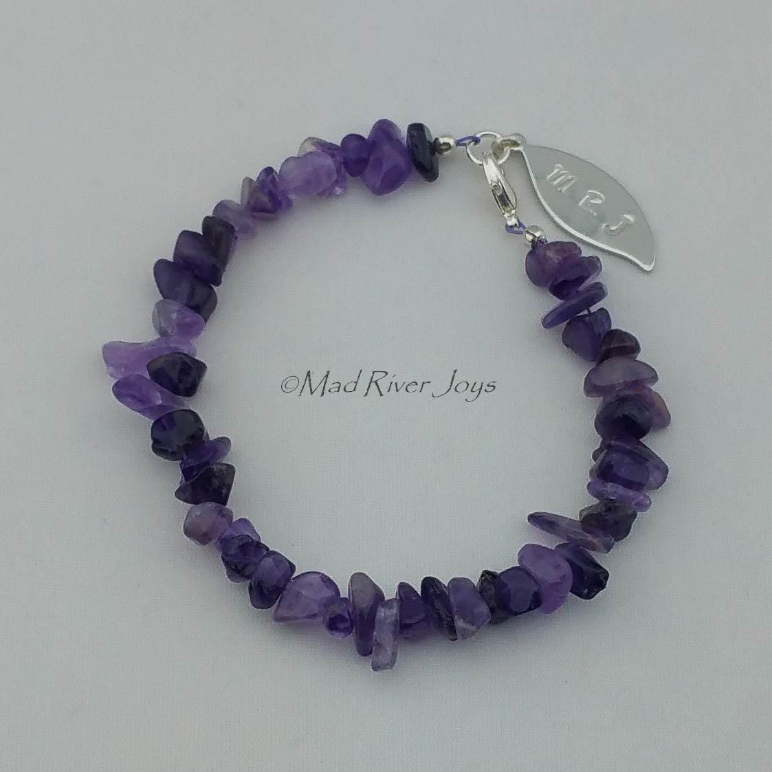 Bracelet--Natural Stone Pebble