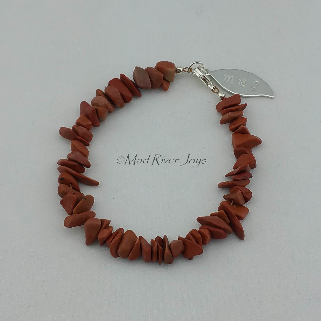 Anklet--Natural Stone Pebble