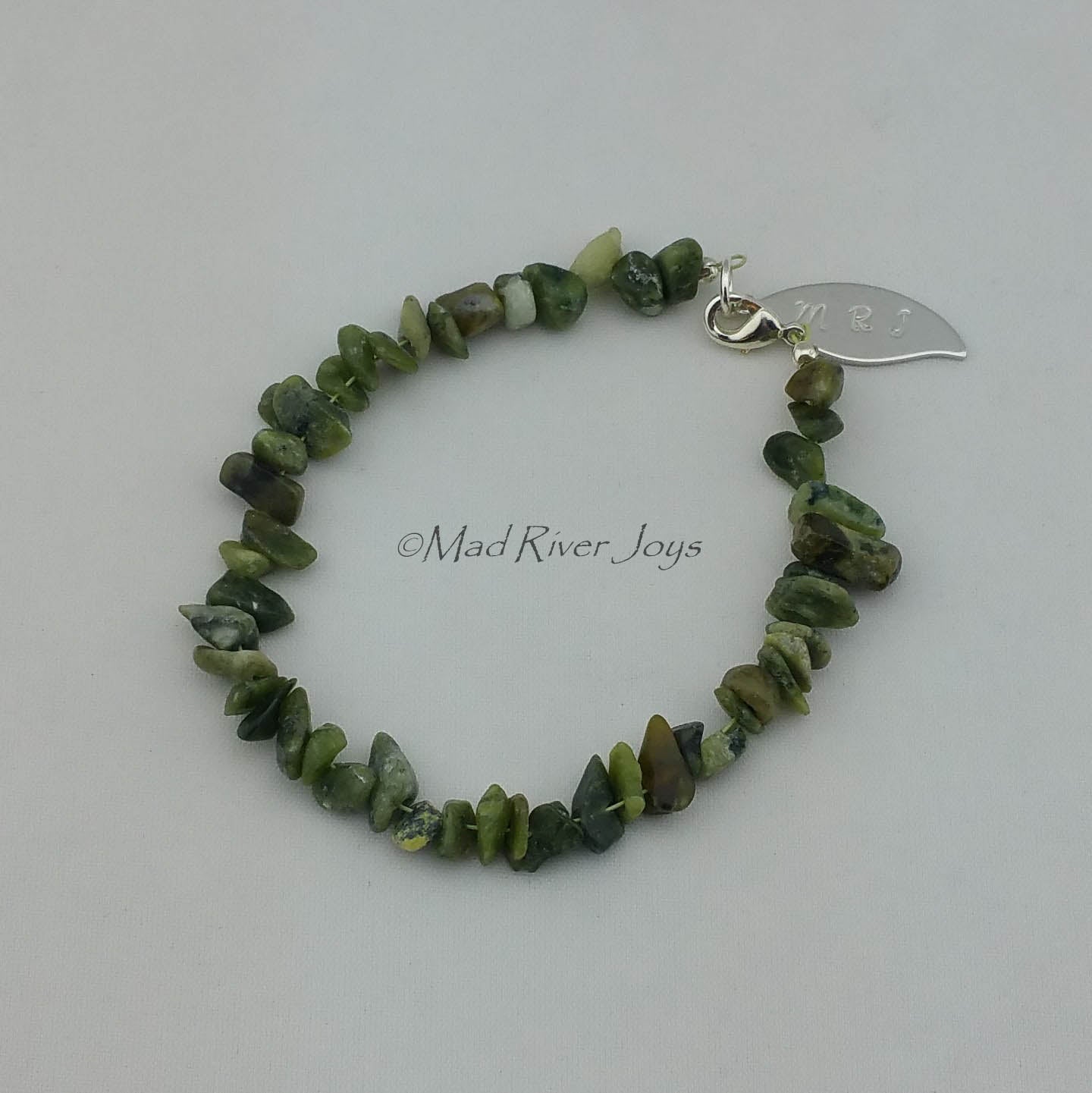 Bracelet--Natural Stone Pebble
