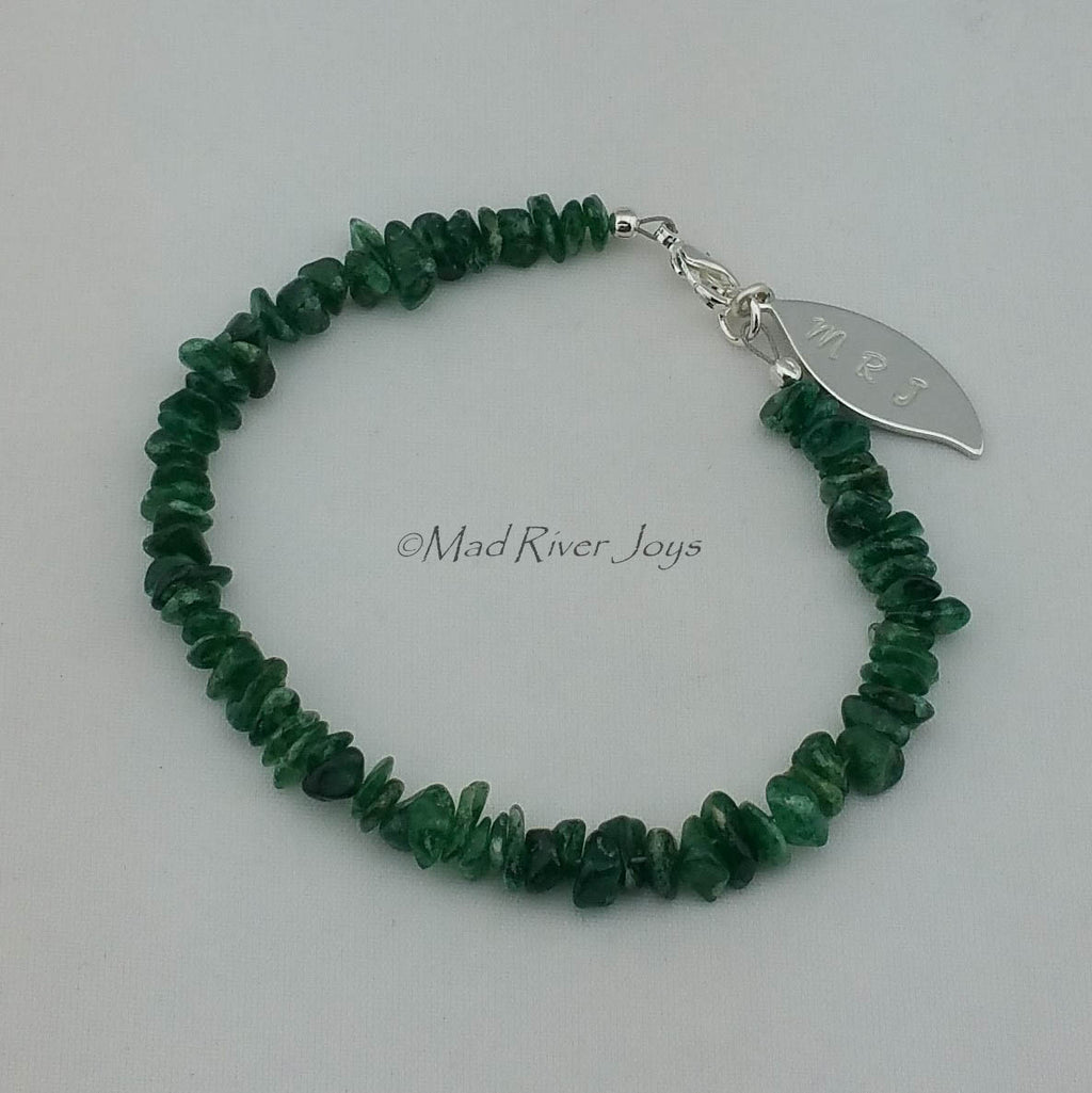 Anklet--Natural Stone Pebble