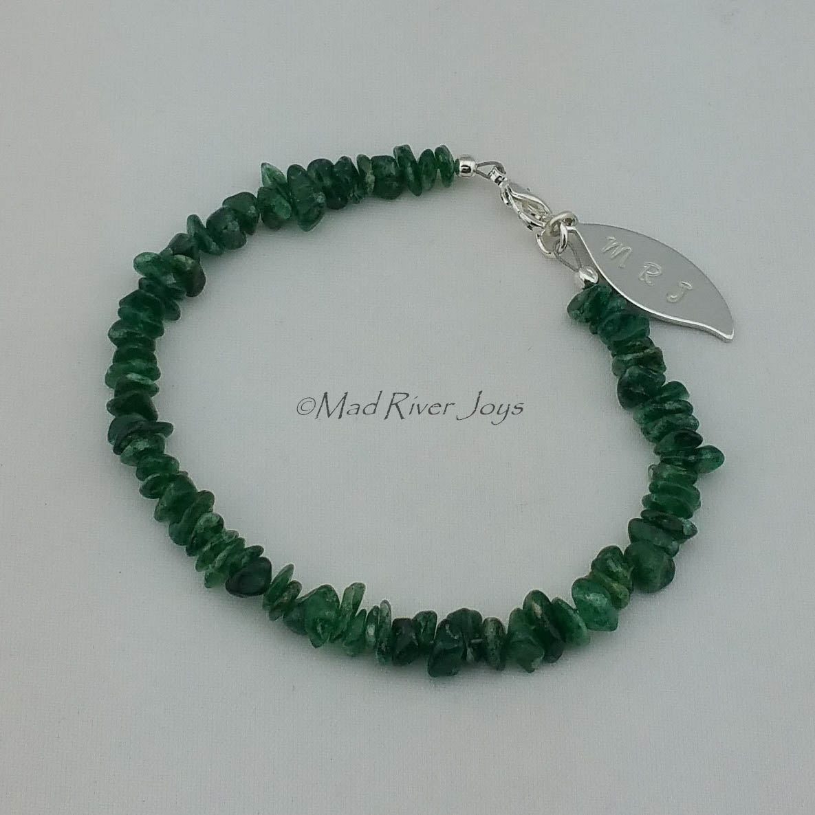 Bracelet--Men's--Natural Stone Pebble