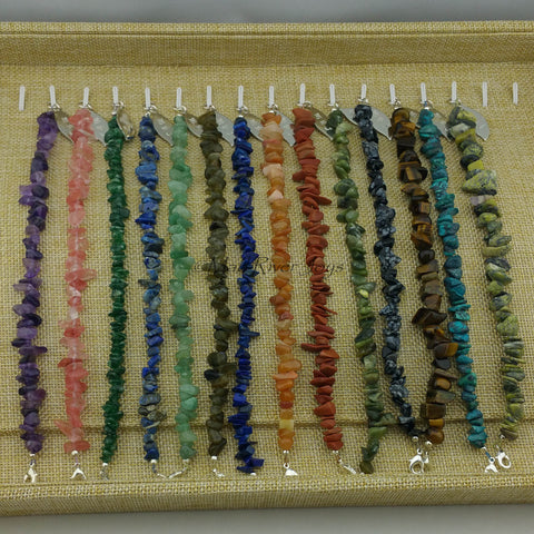 Bracelet--Natural Stone Pebble