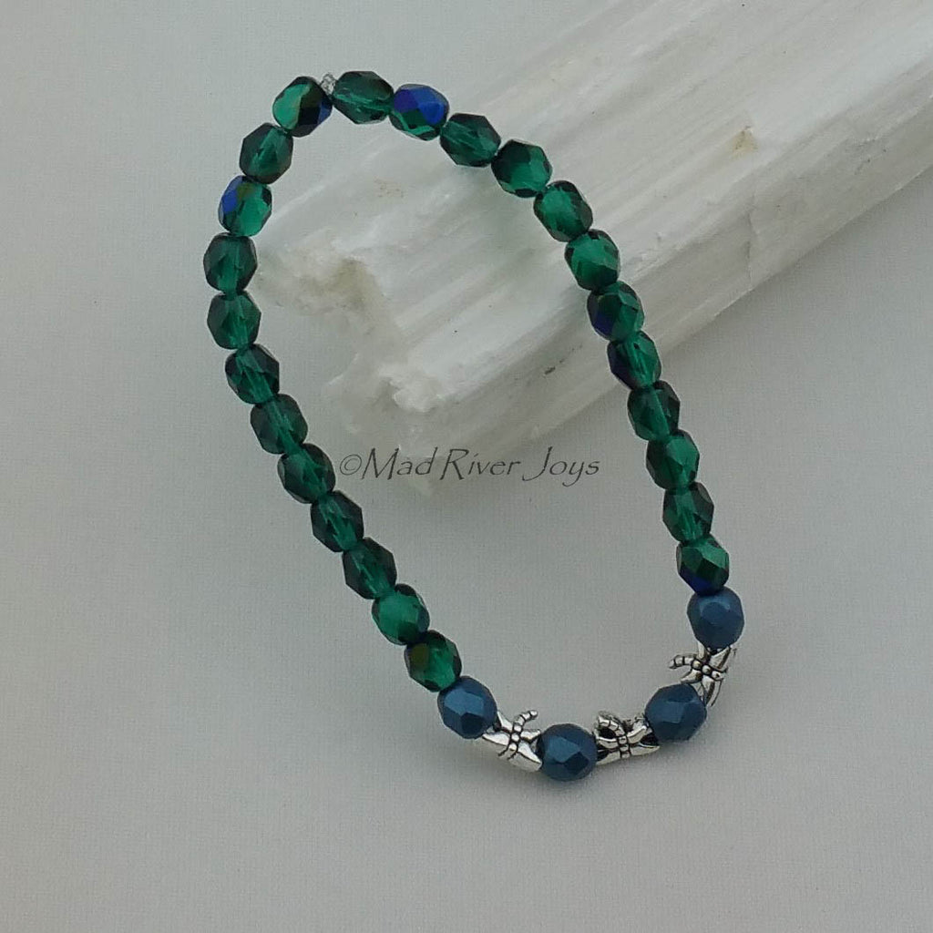 Bracelet--Stretch--Dragonfly Minnies