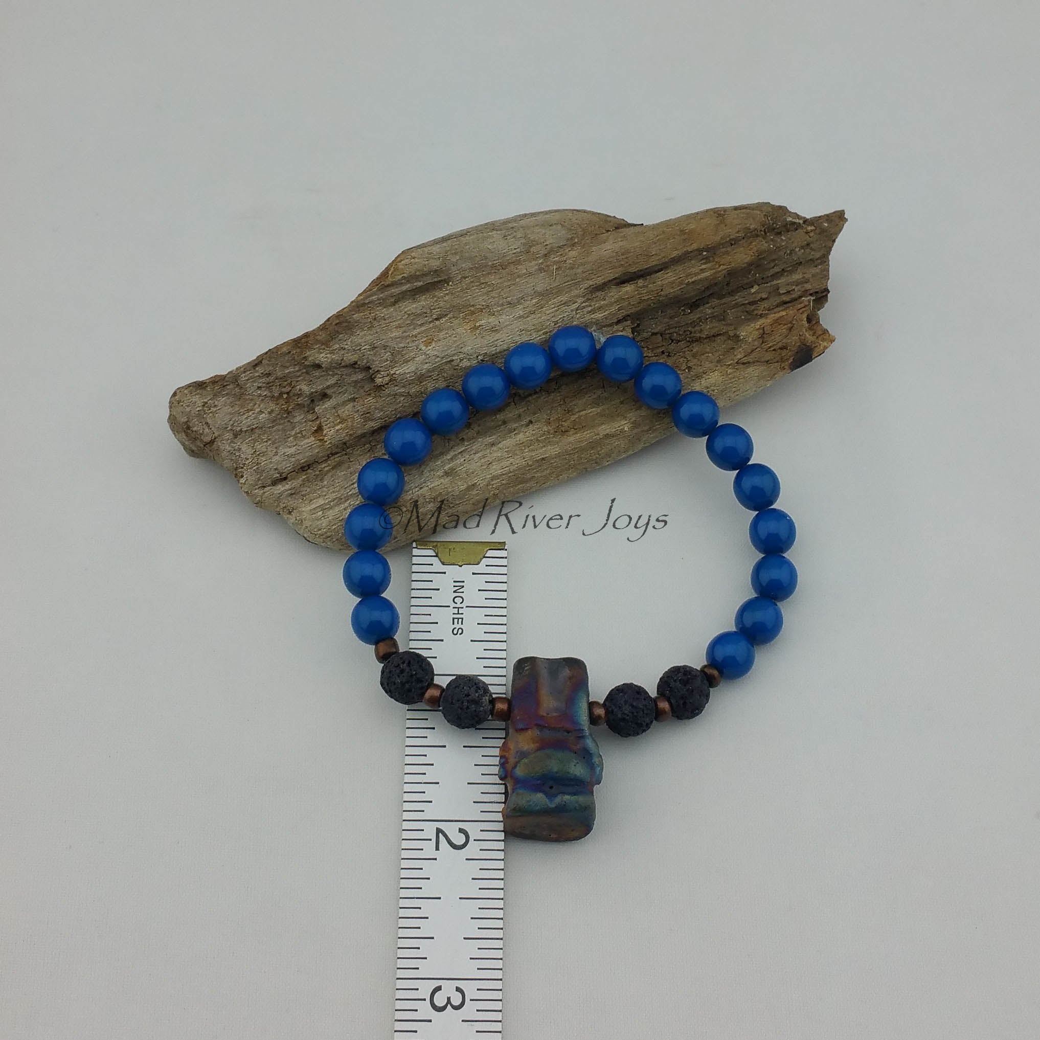 Bracelet--Stretch--Aroma--Charm--Druk--8mm