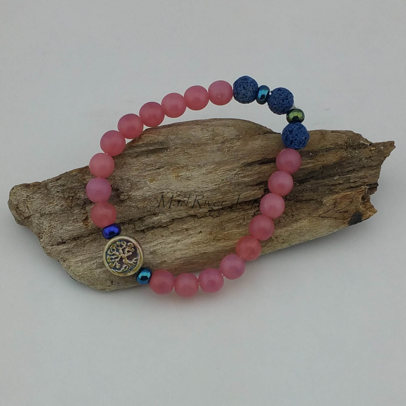 Bracelet--Stretch--Aroma--Charm--Druk--8mm