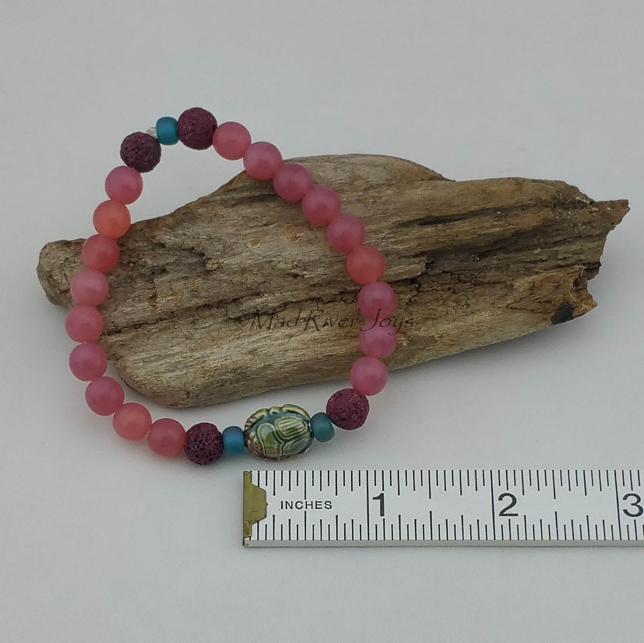 Bracelet--Stretch--Aroma--Charm--Druk--8mm