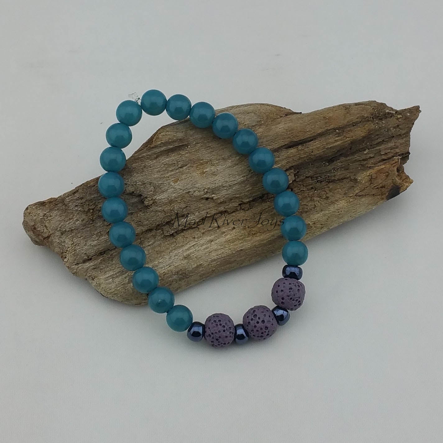 Bracelet--Stretch--Aroma--Druk--8mm