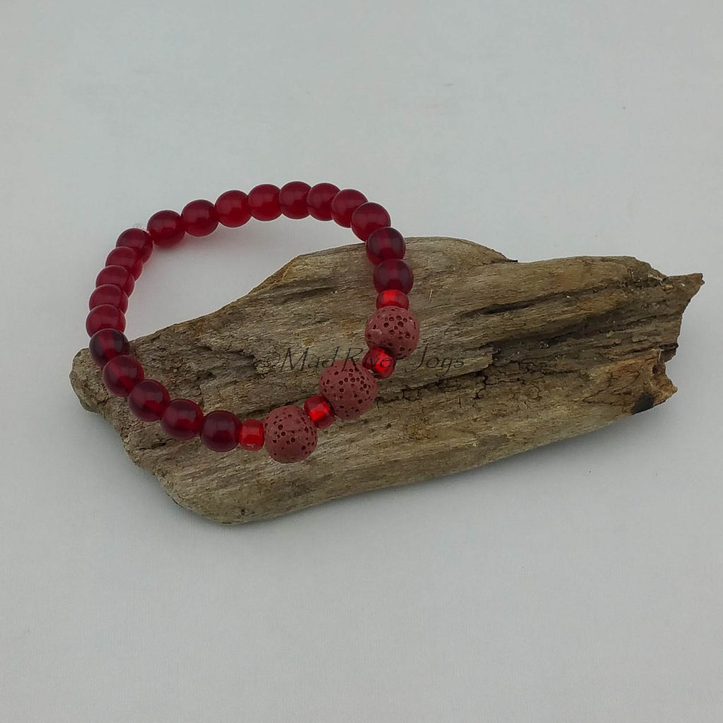 Bracelet--Stretch--Aroma--Druk--8mm