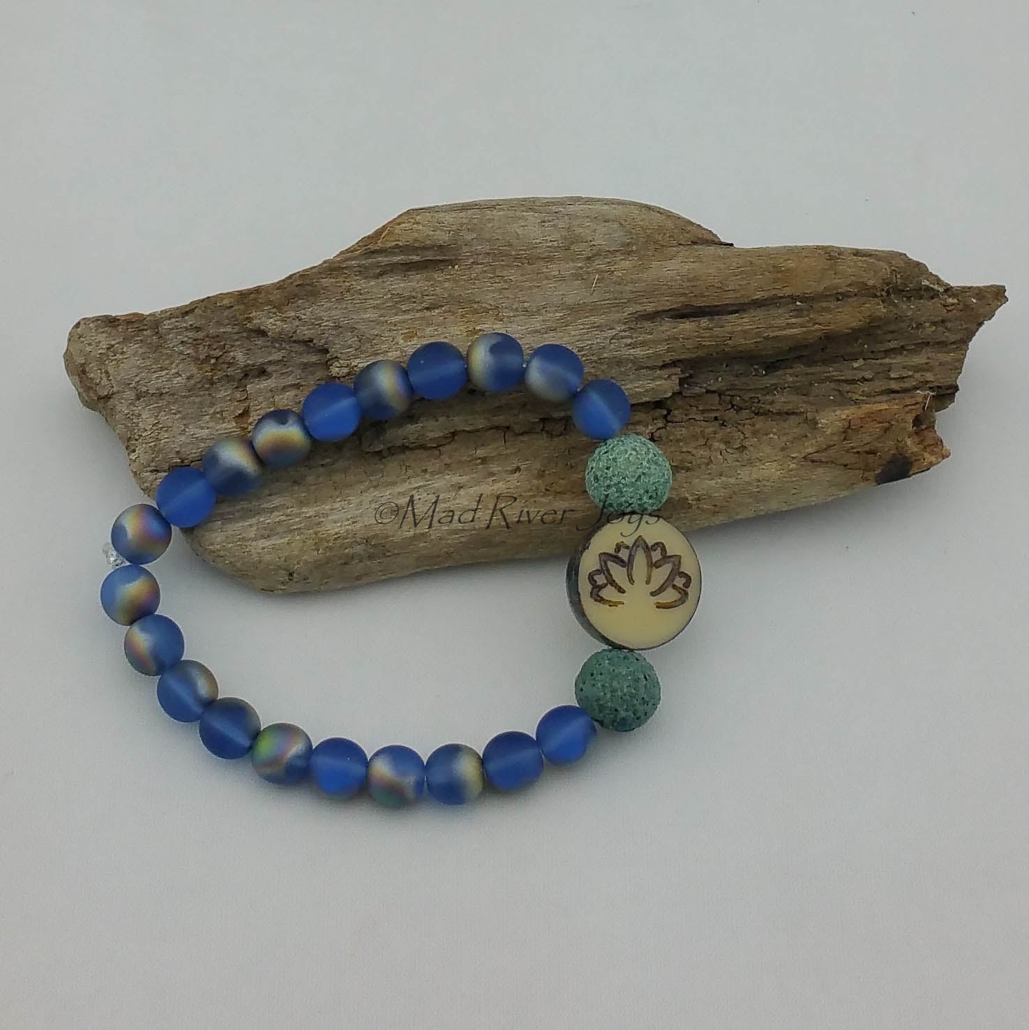 Bracelet--Stretch--Aroma--Lotus