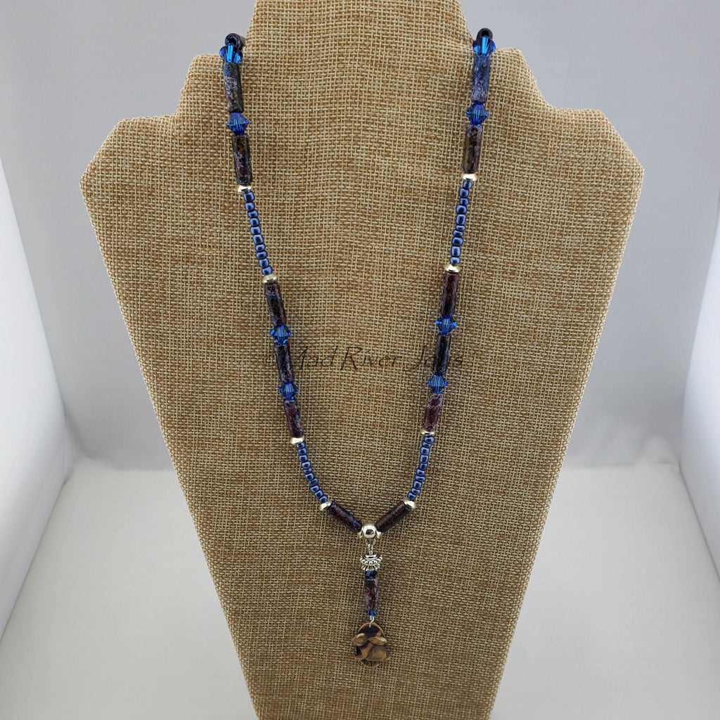 Necklace--Bunny Blue