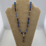 Necklace--Bunny Blue