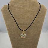 Earrings--Clover Crystal