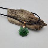 Earrings--Clover Crystal
