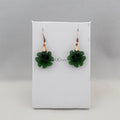 Earrings--Clover Crystal