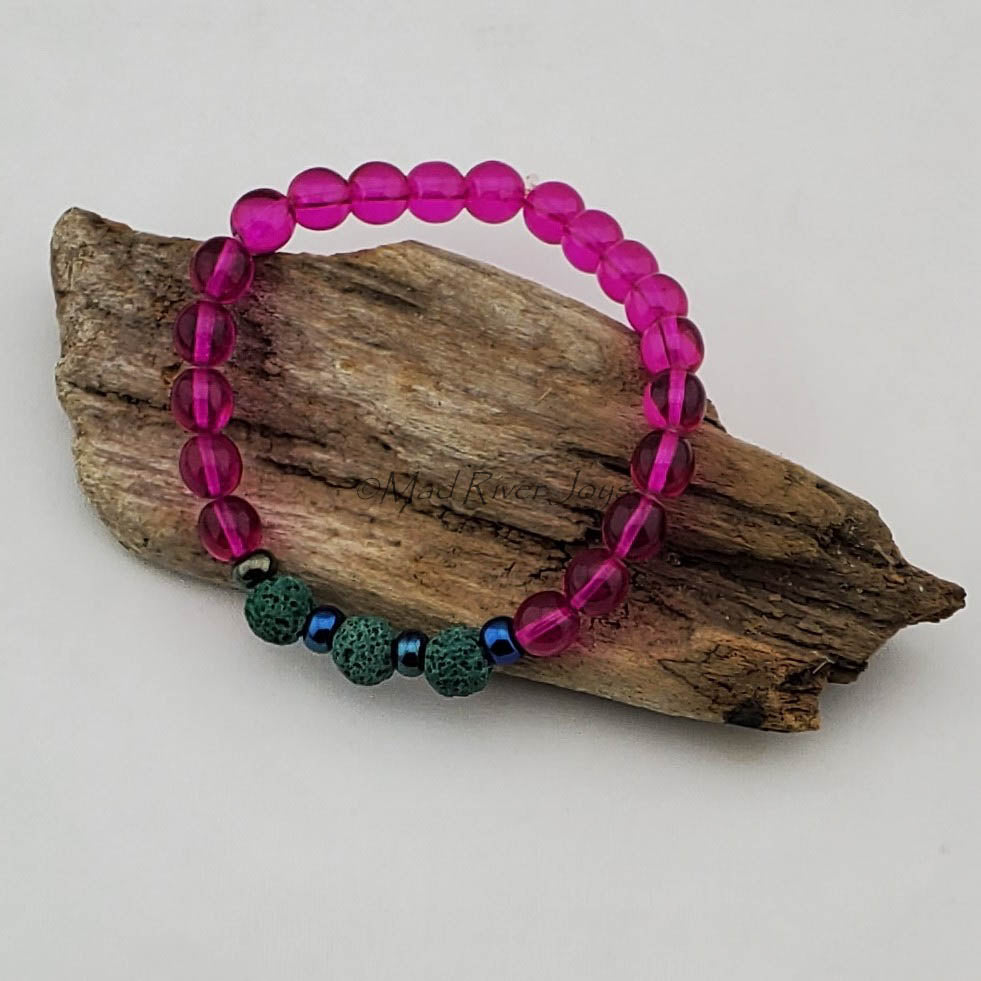 Bracelet--Stretch--Aroma--Druk--8mm