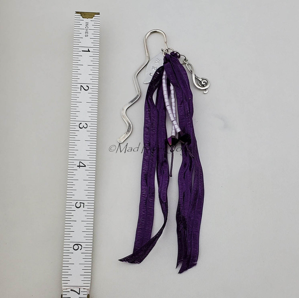 Bookmark--Hook--Music--Sterling Silver